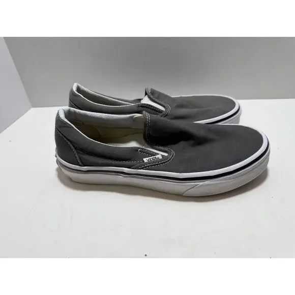 VANS SALE! Classic Slip-On Shoes in Gray Women’s Sz. 7.5/Men’s Sz. 6 - Picture 3 of 5